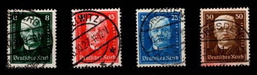 Deutsches Reich 403-406 gestempelt