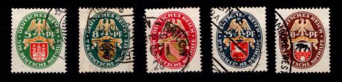 Deutsches Reich 425-429 gestempelt