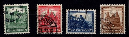 Deutsches Reich 459-462 gestempelt