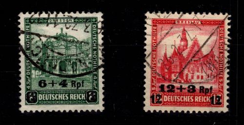 Deutsches Reich 463-464 gestempelt