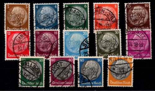 Deutsches Reich 482-495 gestempelt #DFV69
