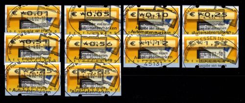 BRD Bund Automatenmarken 5.1 TS 1 gestempelt mit Nummer #DGF56