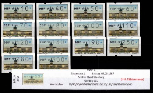 Berlin Automatenmarken 1 TS 1 postfrisch