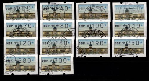 Berlin Automatenmarken 1 TS 1 gestempelt ohne Nummer #DGG23
