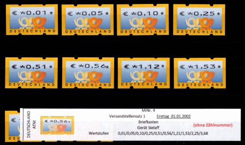 BRD Bund Automatenmarken 4.1 VS 1 postfrisch