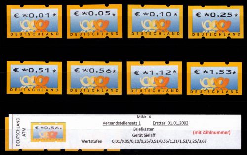 BRD Bund Automatenmarken 4.1 VS 1 postfrisch