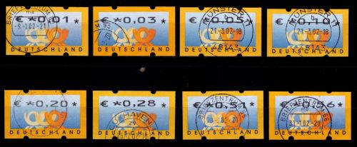BRD Bund Automatenmarken 4.1 RS 1 gestempelt ohne Nummer #DGG88