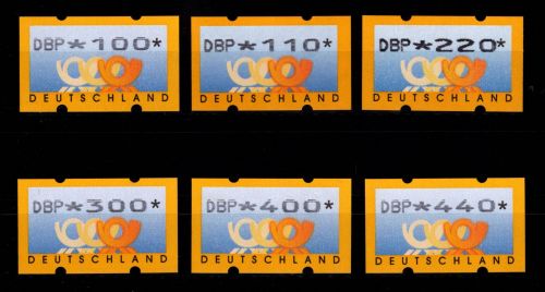 BRD Bund Automatenmarken 3.1 VS 1 postfrisch ohne Nummer #DGG92