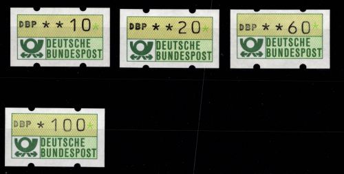 BRD Bund Automatenmarken 1.1 hv RS 1 postfrisch mit Nummer #DGH36