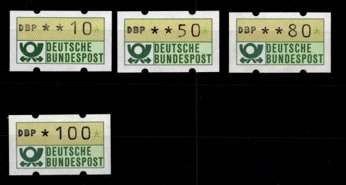 BRD Bund Automatenmarken 1.1 hv RS 1 postfrisch mit Nummer #DGH37