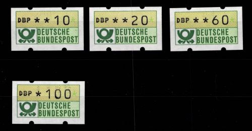 BRD Bund Automatenmarken 1.2 hu RS 1 postfrisch ohne Nummer #DGH39