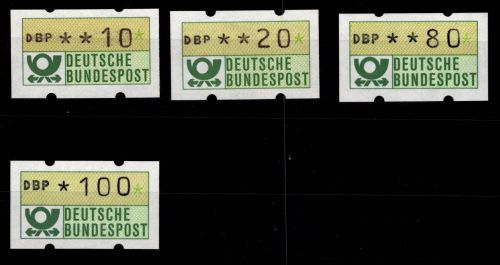 BRD Bund Automatenmarken 1.2 hu RS 1 postfrisch mit Nummer #DGH40