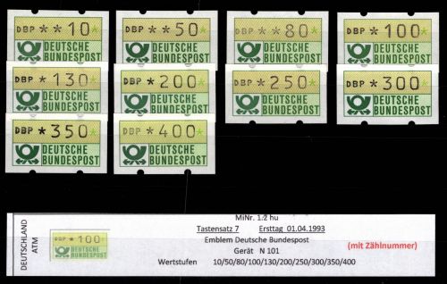 BRD Bund Automatenmarken 1.2 hu TS 7 postfrisch