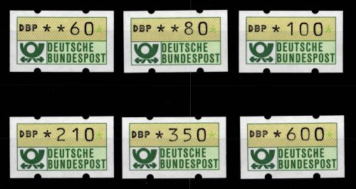 BRD Bund Automatenmarken 1.2 hu VS 8 postfrisch mit Nummer #DGH58