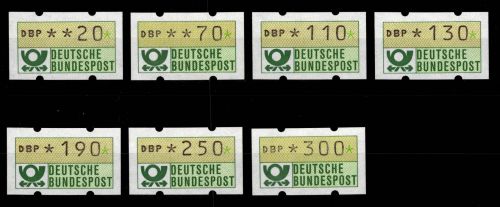 BRD Bund Automatenmarken 1.1 hu VS 2 postfrisch ohne Nummer #DGH66