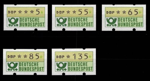 BRD Bund Automatenmarken 1.1 hu VS 4 postfrisch mit Nummer #DGH72