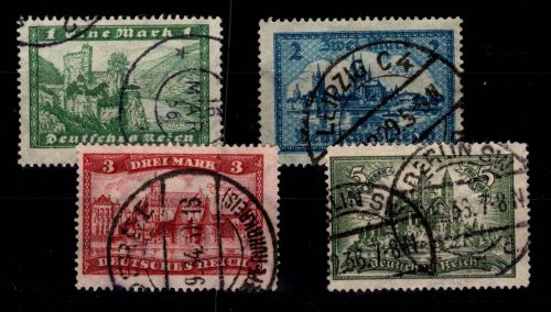 Deutsches Reich 364-367 gestempelt #DGJ09