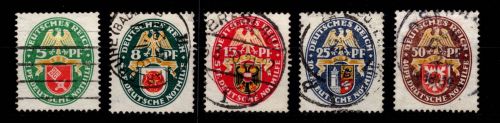 Deutsches Reich 430-434 gestempelt #DGJ11