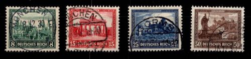 Deutsches Reich 450-453 gestempelt #DGJ15