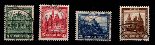 Deutsches Reich 459-462 gestempelt #DGJ17