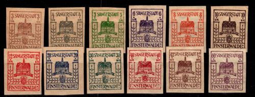 Lokalausgabe Finsterwalde 1-12 postfrisch #DGJ21