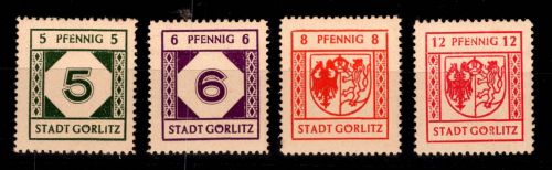Lokalausgabe Görlitz 1-4 postfrisch #DGJ22