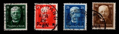 Deutsches Reich 403-406 gestempelt