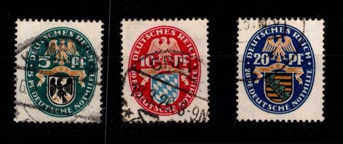 Deutsches Reich 375-377 gestempelt #DGJ43