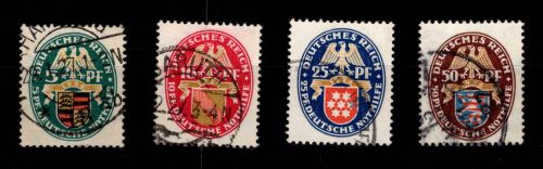 Deutsches Reich 398-401 gestempelt #DGJ44