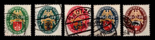 Deutsches Reich 425-429 gestempelt #DGJ45