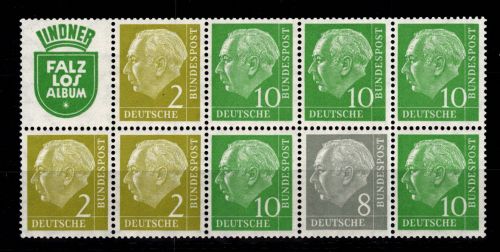 BRD H-Blatt 7 postfrisch ohne Rand #DGJ71