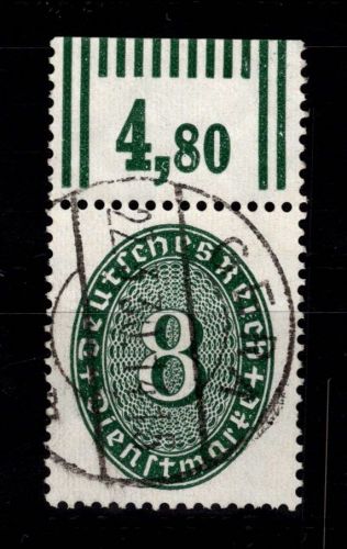 Deutsches Reich Dienstmarken 116 X a W OR gestempelt #DGJ97
