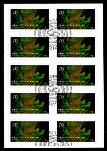 BRD FB 72 gestempelt Folienblatt #DGK08