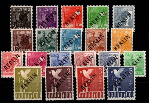 Berlin 1-20 postfrisch geprüft Lippschütz #DGK49