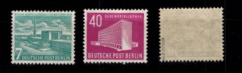 Berlin 121-123 postfrisch Höchstwert tiefst geprüft Schlegel BPP #DGK56