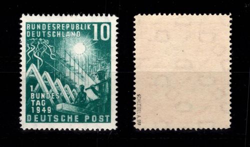BRD 111-112 postfrisch Nr. 112 geprüft Schlegel BPP #DGK61