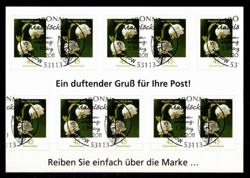 BRD Bund FB 15 gestempelt Folienblatt #DGL31