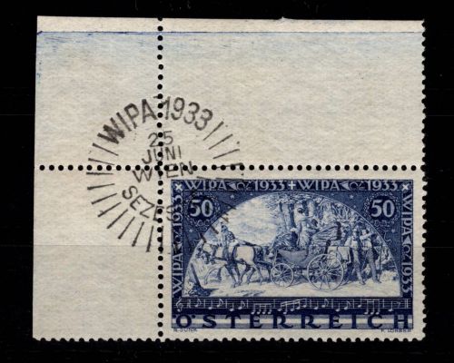 Österreich 555 A Ecke 1 gestempelt mit Sonderstempel #DGM63
