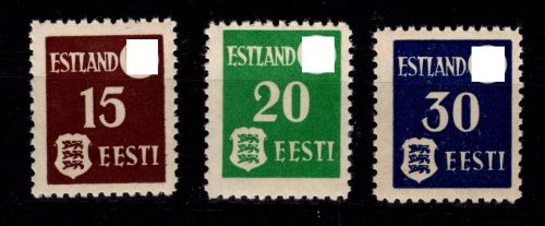 Deutsche Besetzung Estland 1-3 y postfrisch #DGO13