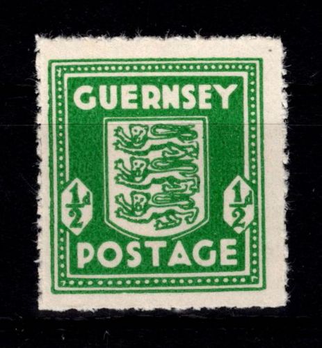 Deutsche Besetzung Guernsey 1 a postfrisch tiefst geprüft Wienecke BPP #DGO26