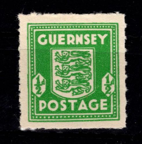 Deutsche Besetzung Guernsey 1 d postfrisch tiefst geprüft Wienecke BPP #DGO29