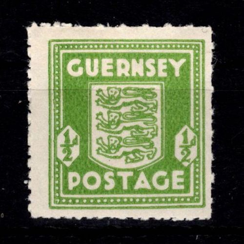 Deutsche Besetzung Guernsey 1 f postfrisch tiefst geprüft Wienecke BPP #DGO32