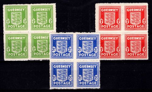 Deutsche Besetzung Guernsey 1-3 postfrisch