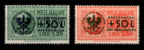 Deutsche Besetzung Laibach 31-32 postfrisch geprüft Schlenger BPP #DGO59