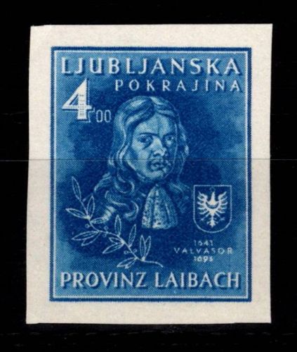 Deutsche Besetzung Laibach V B postfrisch #DGO88