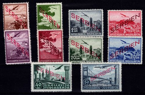 Deutsche Besetzung Serbien 16-25 postfrisch #DGP16