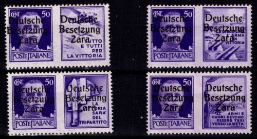 Deutsche Besetzung Zara 20 /1-4 postfrisch #DGP55