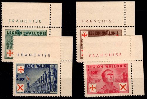 Dt. Besetzung Wallonische Legion I-IV postfrisch #DGP94