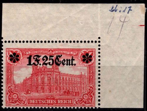 Deutsche Besetzung Etappe West 11 I A postfrisch vom gefalteten Eckrand #DGQ96