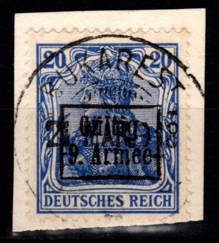 Deutsche Besetzung 9. Armee 3 gestempelt #DGR38